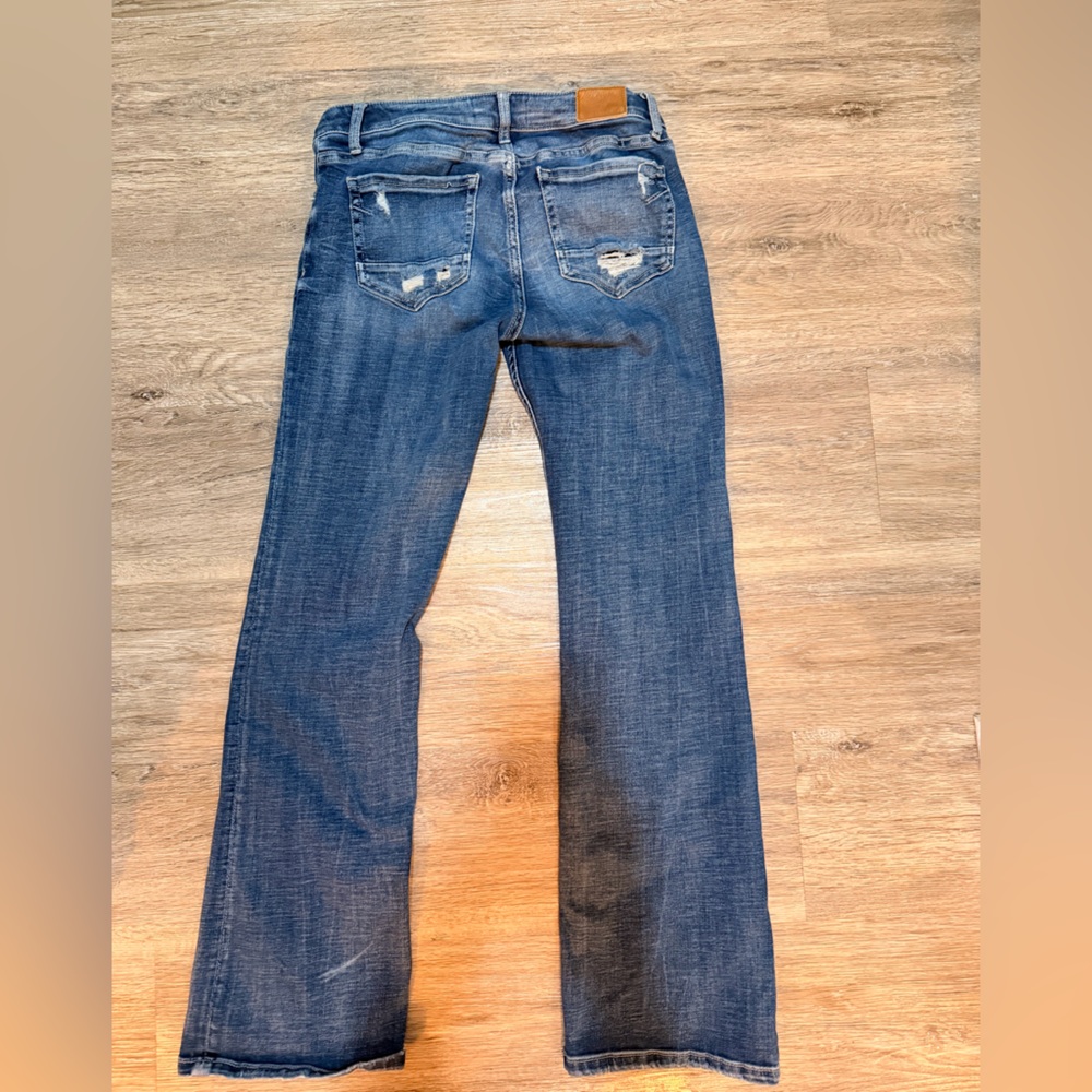 BKE Women's Blue Straight-Leg Jeans - Picture 2 of 5